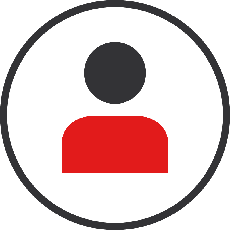 Individual Lessons symbol. One-on-one teaching/ Drum lesson pricing for individual lesson